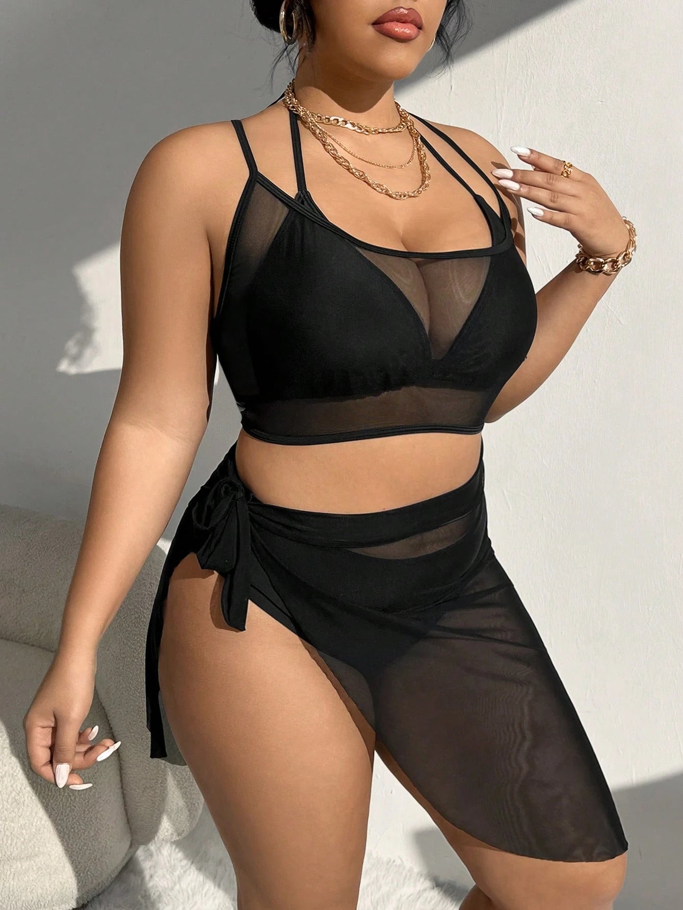 Conjunto Biquíni 4 Peças Plus Size Isabella