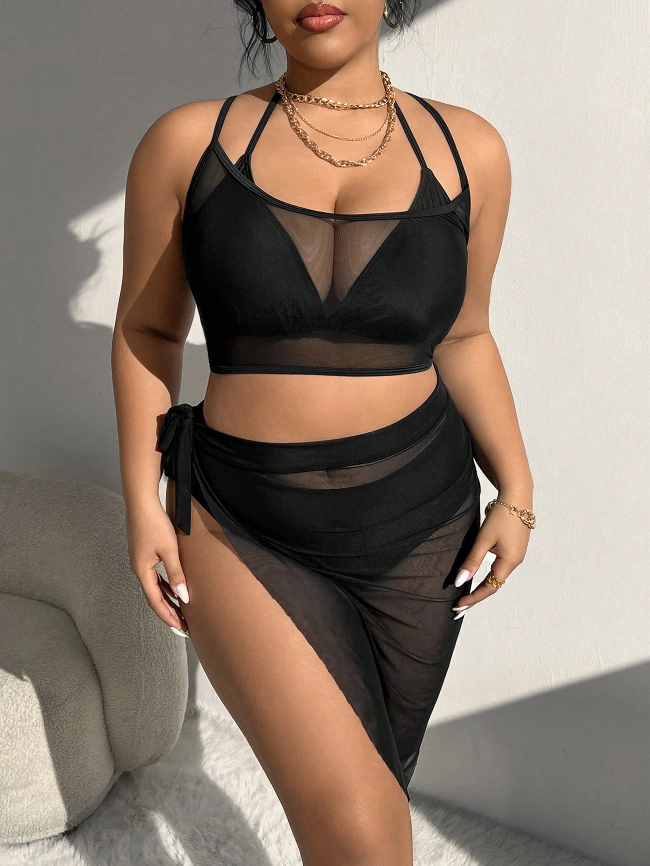 Conjunto Biquíni 4 Peças Plus Size Isabella