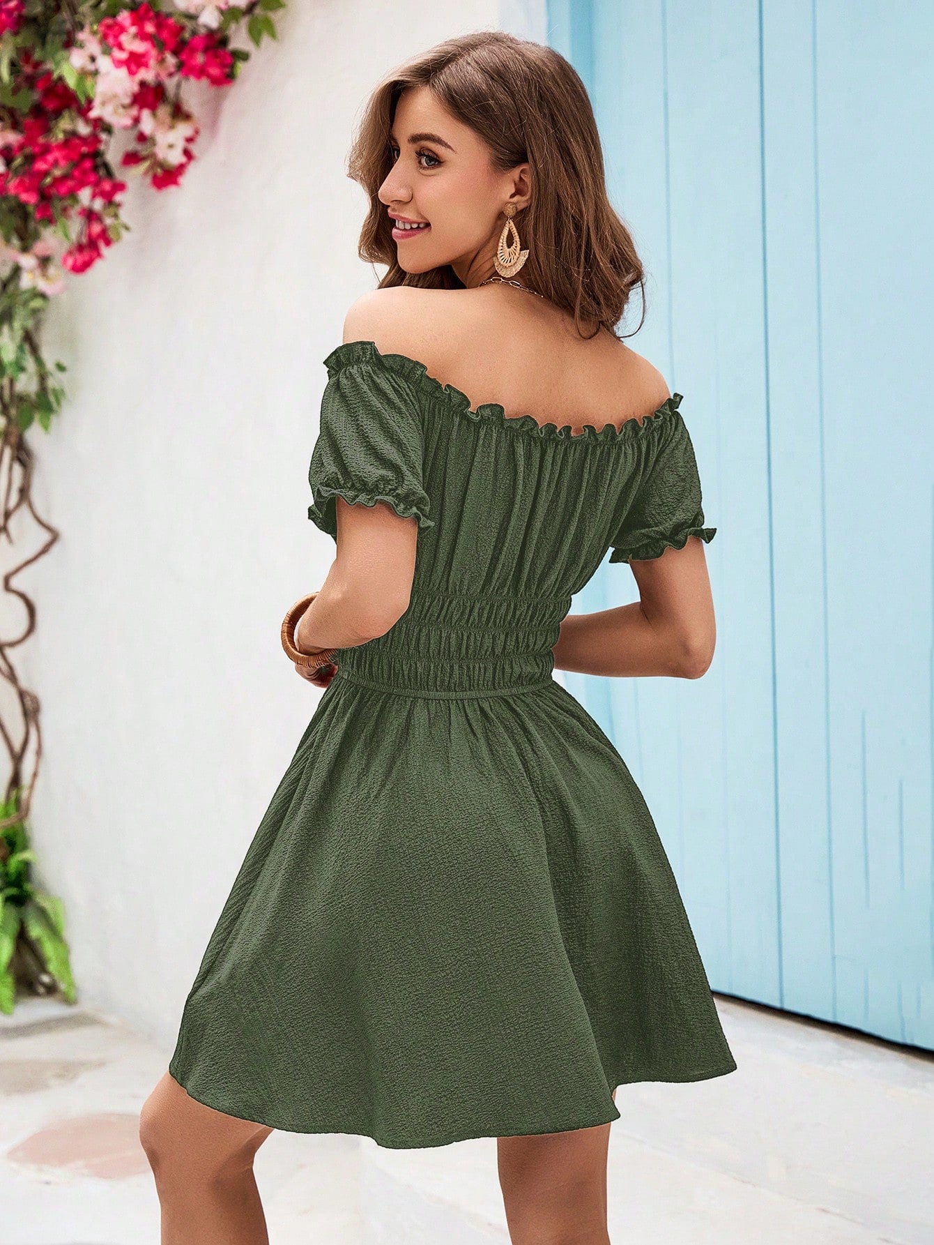 Vestido Ombro a Ombro Scarlet
