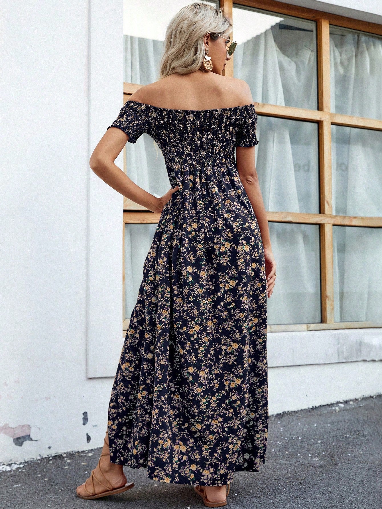 Vestido Longo Ombro a Ombro Lily