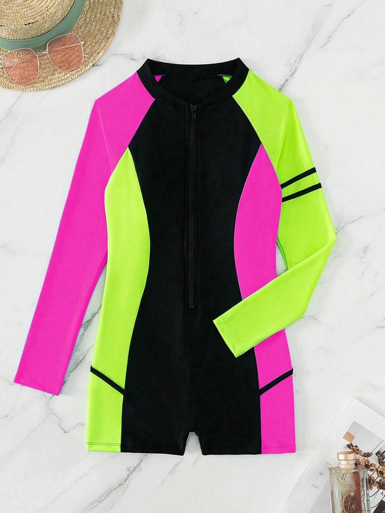 Maiô Esporte Com Zíper Frontal