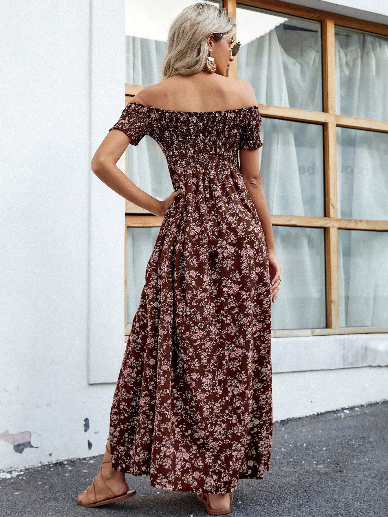 Vestido Longo Ombro a Ombro Lily