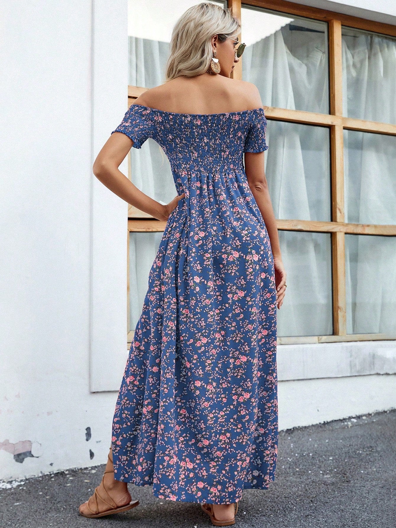 Vestido Longo Ombro a Ombro Lily