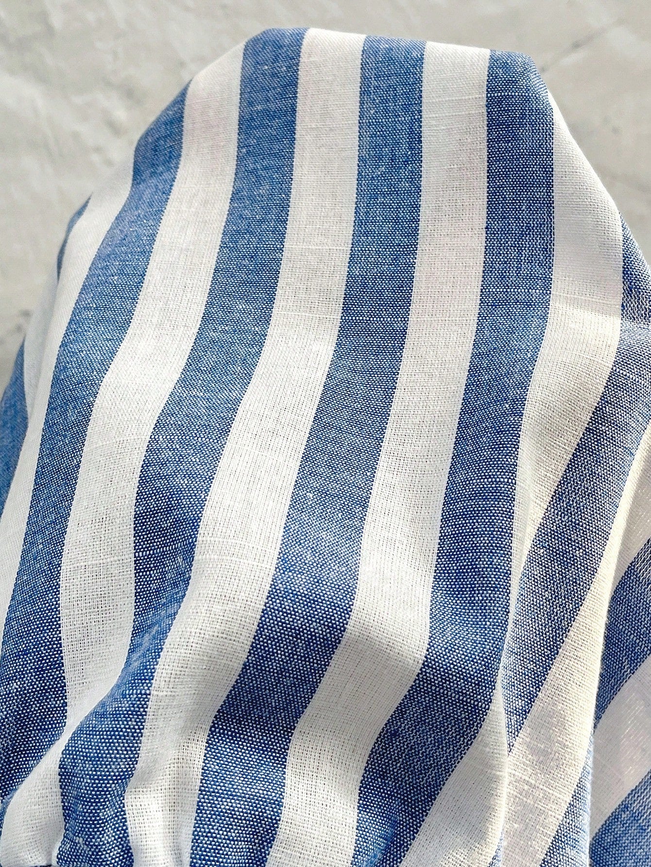 Short Listrado Plus Size Cordão