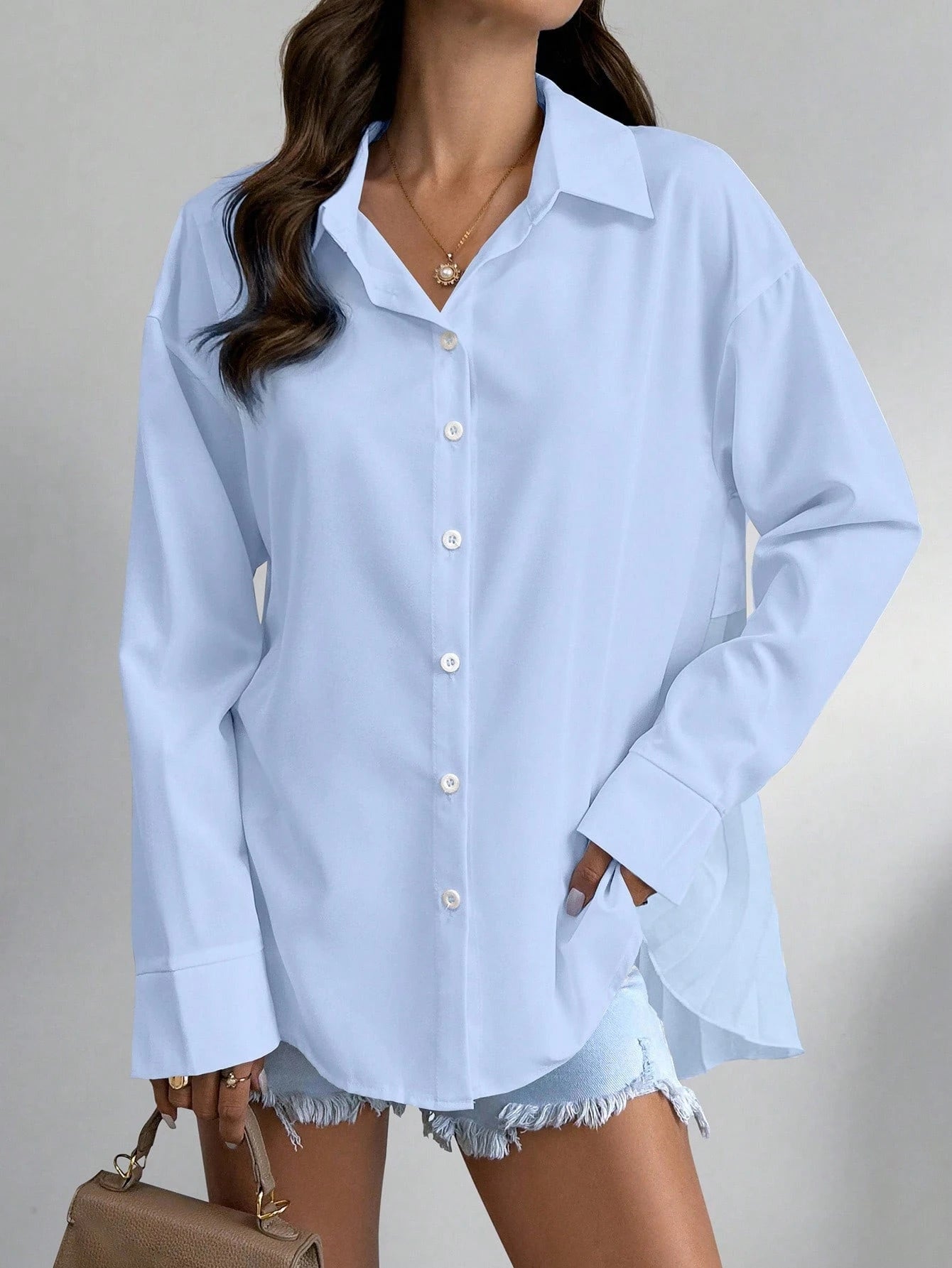 Camisa Plissada Avery