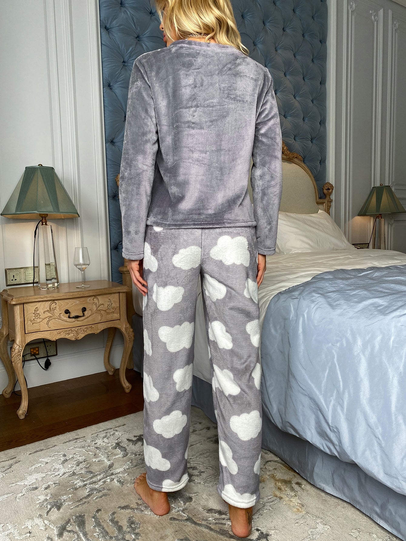 Pijama Soft Dormindo Nas Nuvens