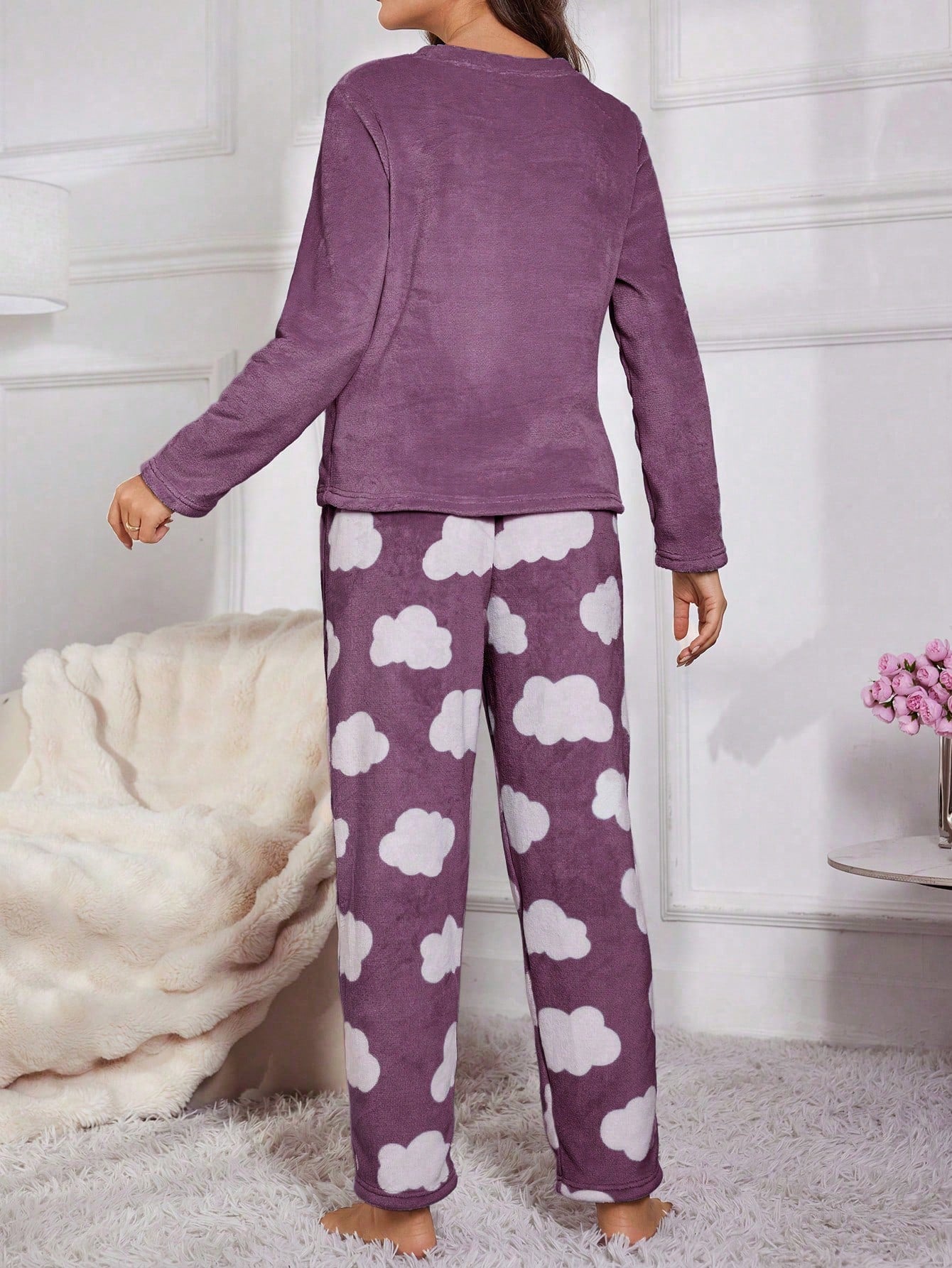 Pijama Soft Dormindo Nas Nuvens
