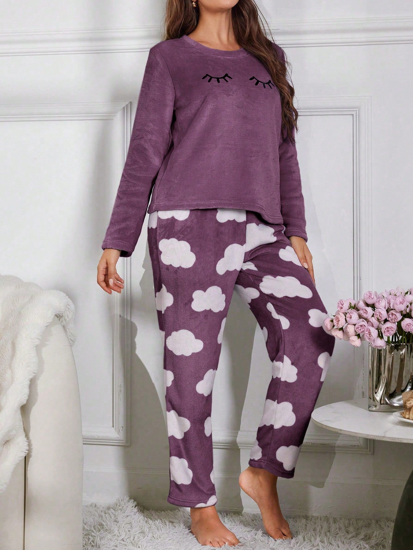 Pijama Soft Dormindo Nas Nuvens