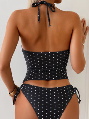 Tankini Minimalista com Amarração