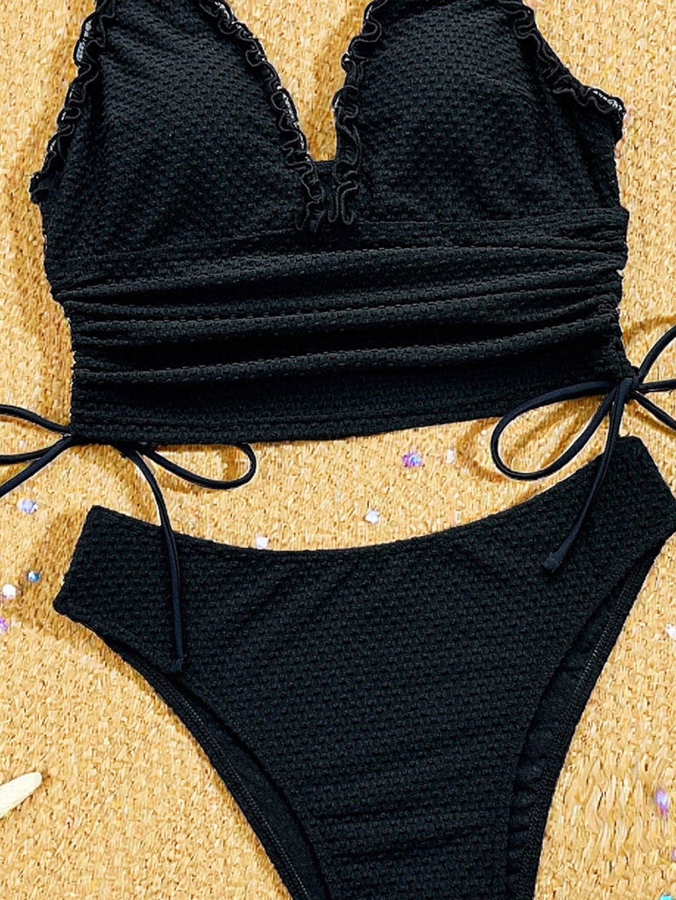 Tankini Drapeado Decote V Resort
