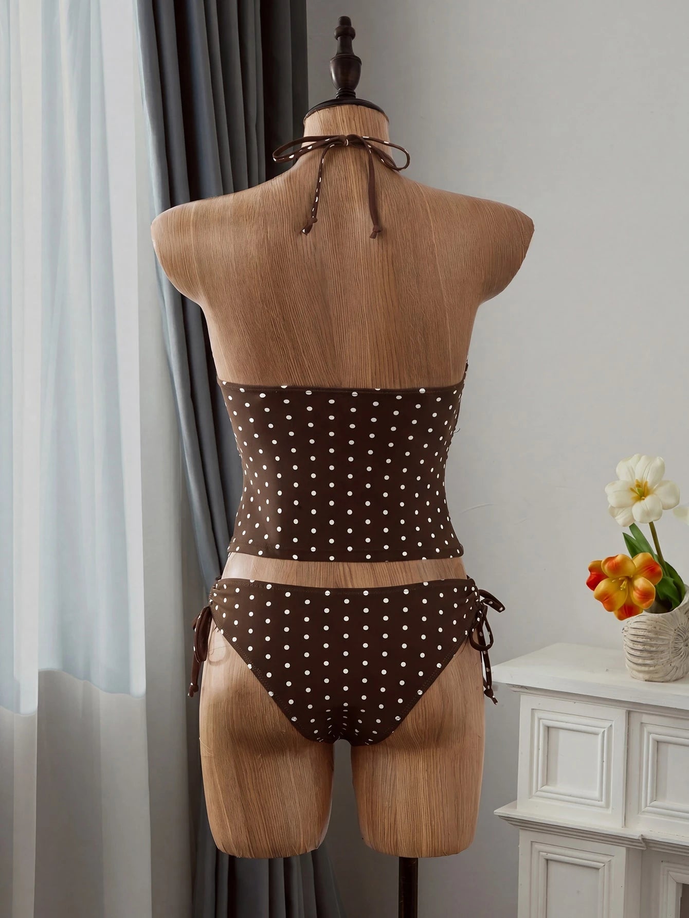 Tankini Minimalista com Amarração