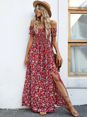 Vestido Longo Ombro a Ombro Lily