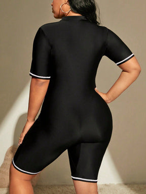 Maiô Hidroginástica Plus Size Binding