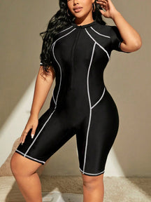 Maiô Hidroginástica Plus Size Binding
