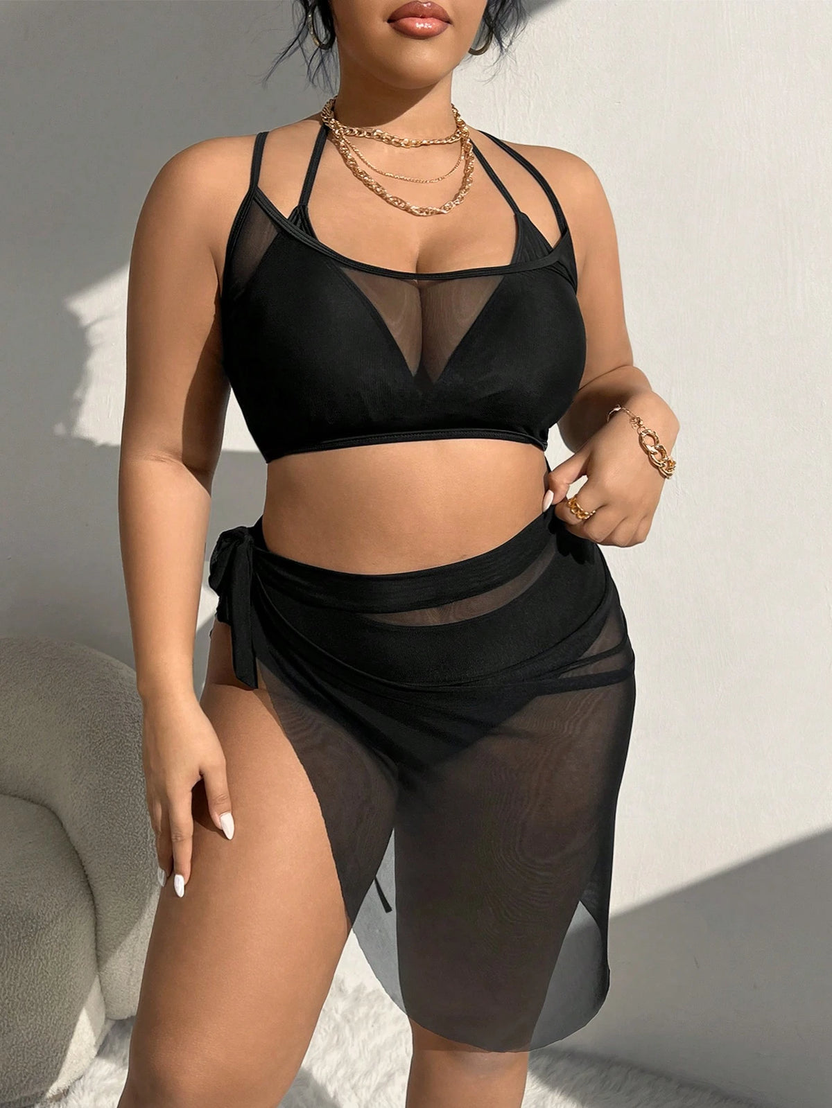Conjunto Biquíni 4 Peças Plus Size Isabella