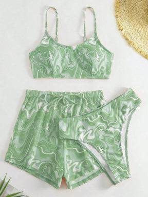 Biquíni 3 Peças Resort Tie Dye