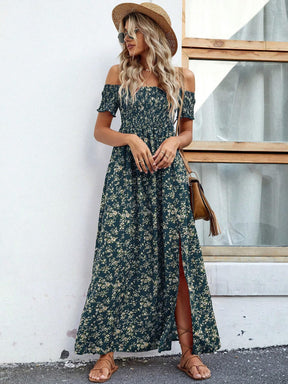 Vestido Longo Ombro a Ombro Lily