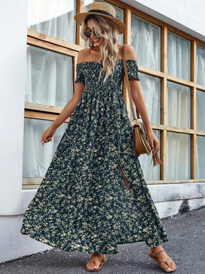Vestido Longo Ombro a Ombro Lily