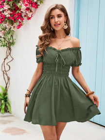Vestido Ombro a Ombro Scarlet