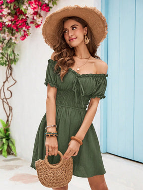 Vestido Ombro a Ombro Scarlet