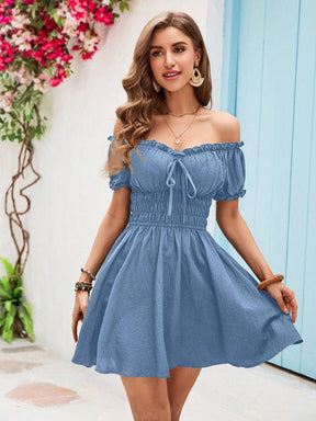 Vestido Ombro a Ombro Scarlet
