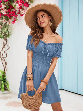 Vestido Ombro a Ombro Scarlet