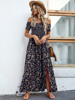 Vestido Longo Ombro a Ombro Lily