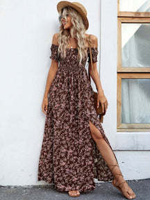 Vestido Longo Ombro a Ombro Lily