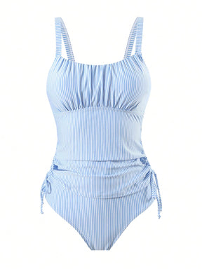 Tankini Listrado Cintura Alta Helena