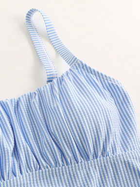 Tankini Listrado Cintura Alta Helena