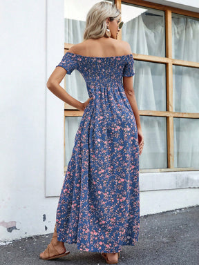 Vestido Longo Ombro a Ombro Lily