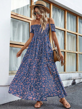 Vestido Longo Ombro a Ombro Lily