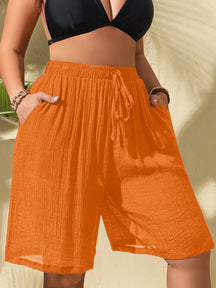 Shorts de Praia com Cordão