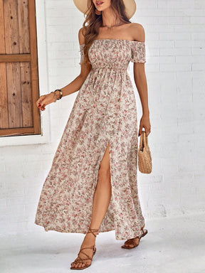 Vestido Longo Ombro a Ombro Lily