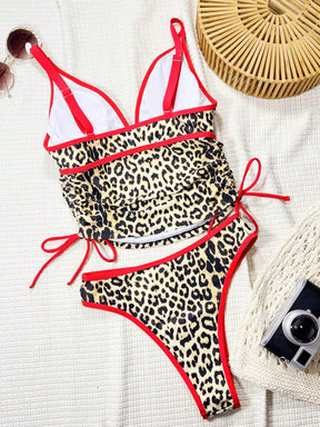 Tankini Drapeado Decote V Resort