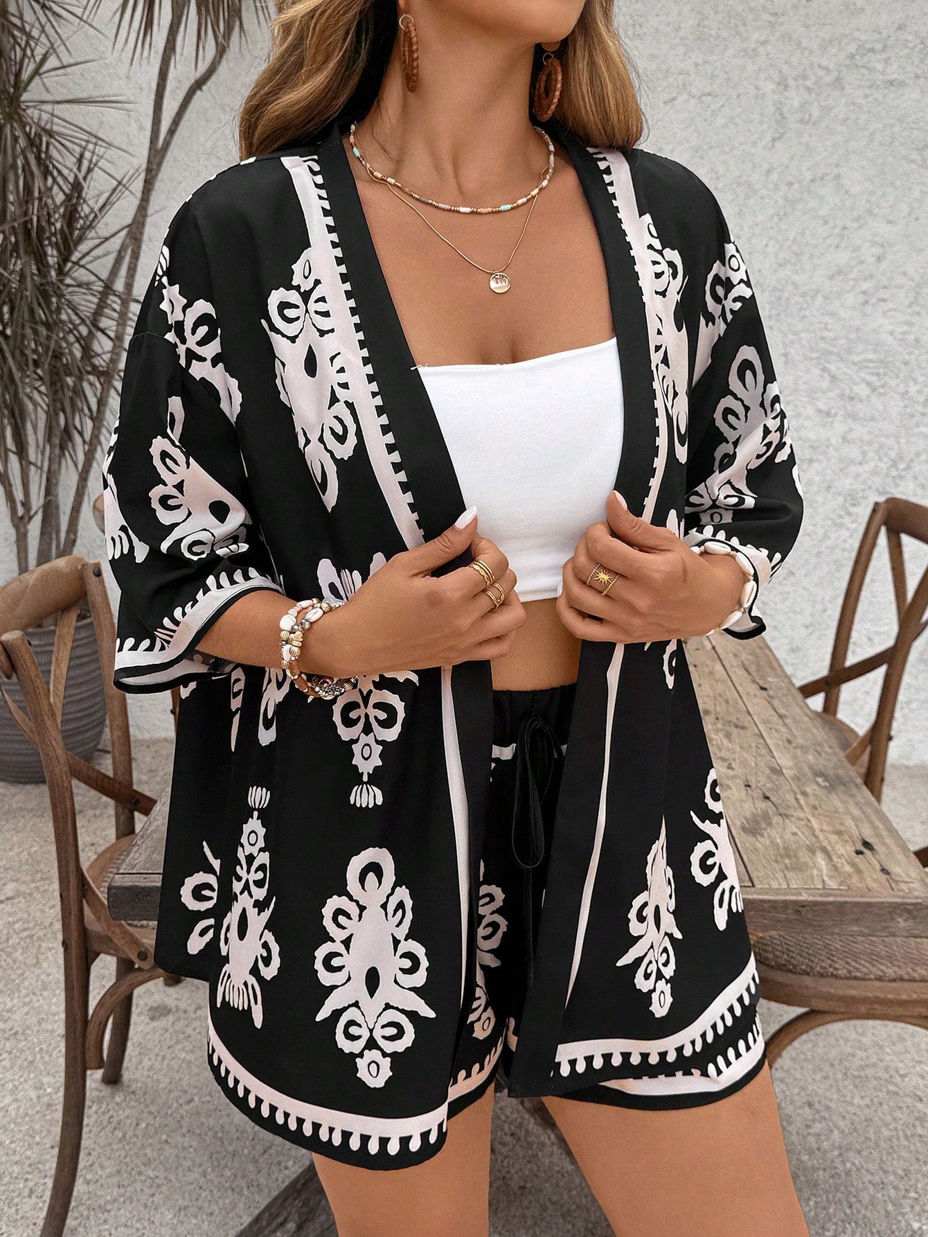 Conjunto Tropical 2 Peças Ayla