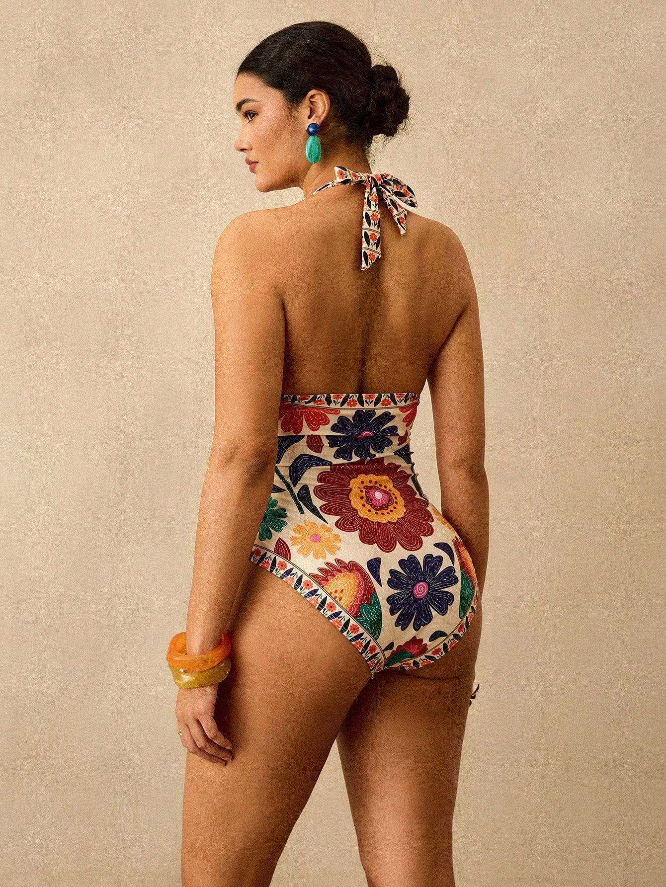 Maiô Plus Size Luxo Tropical Ísis