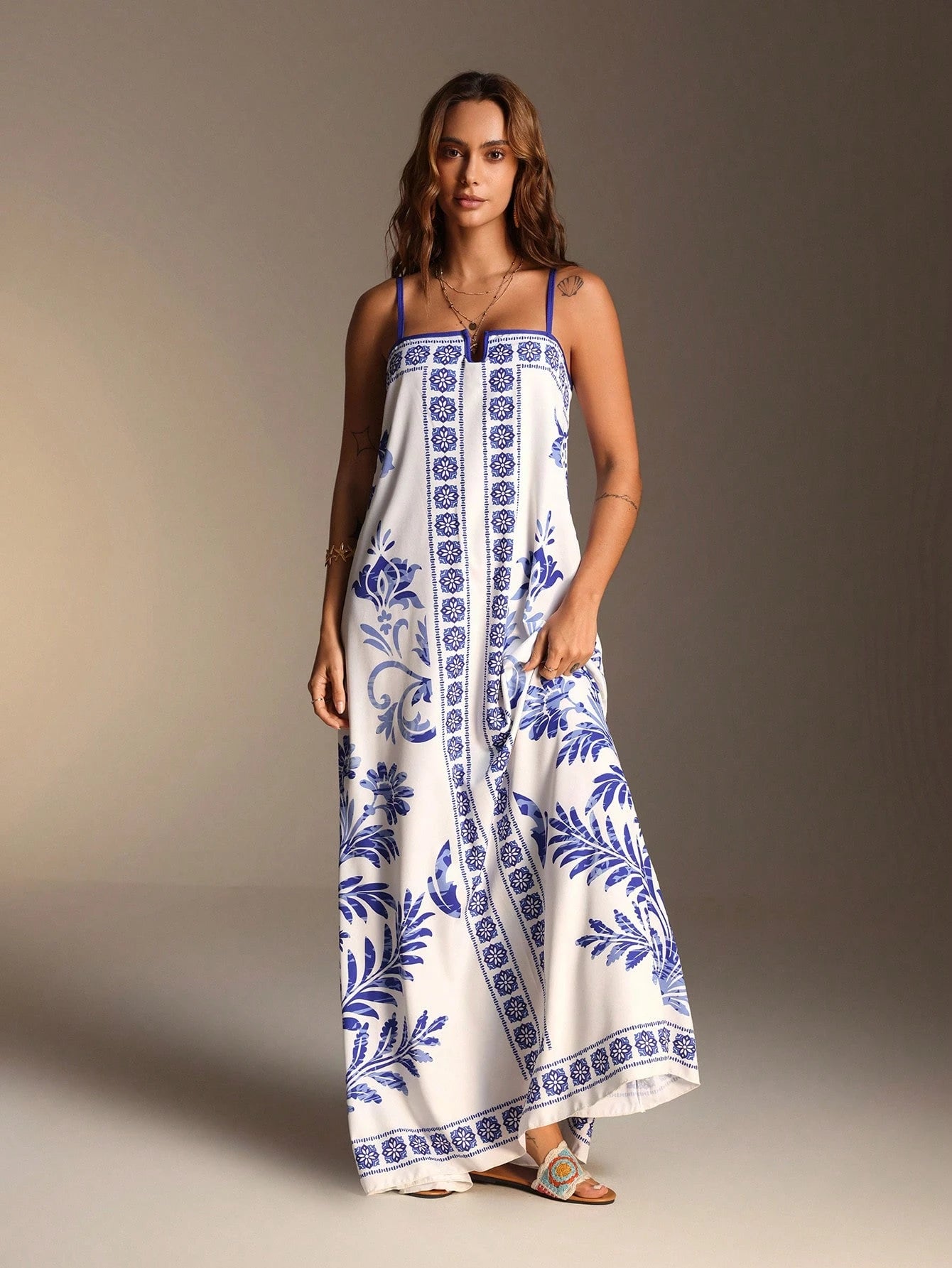 Vestido Longo Tropical Antonella