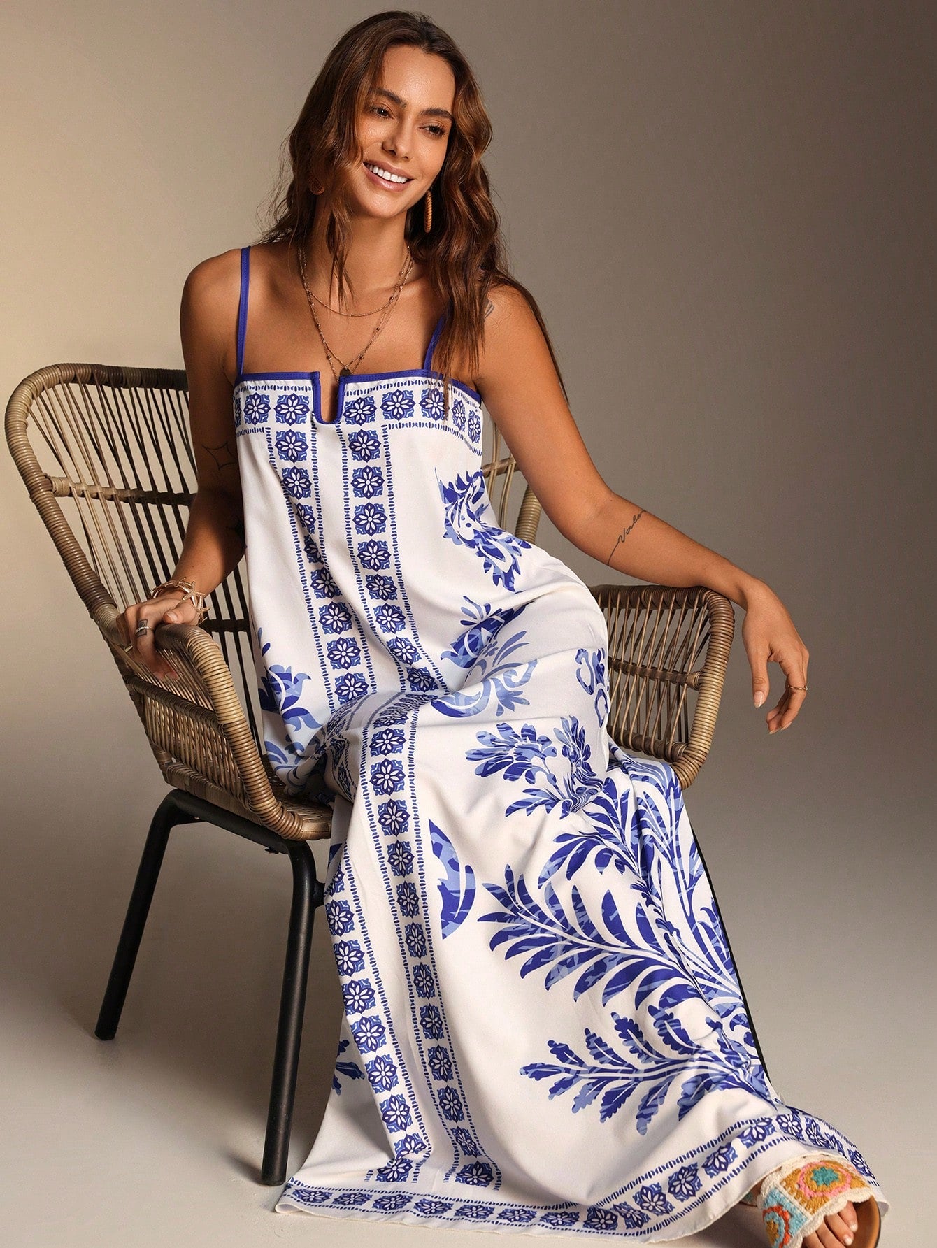 Vestido Longo Tropical Antonella
