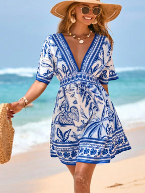 Saída de Praia Vestido Tropical Lívia