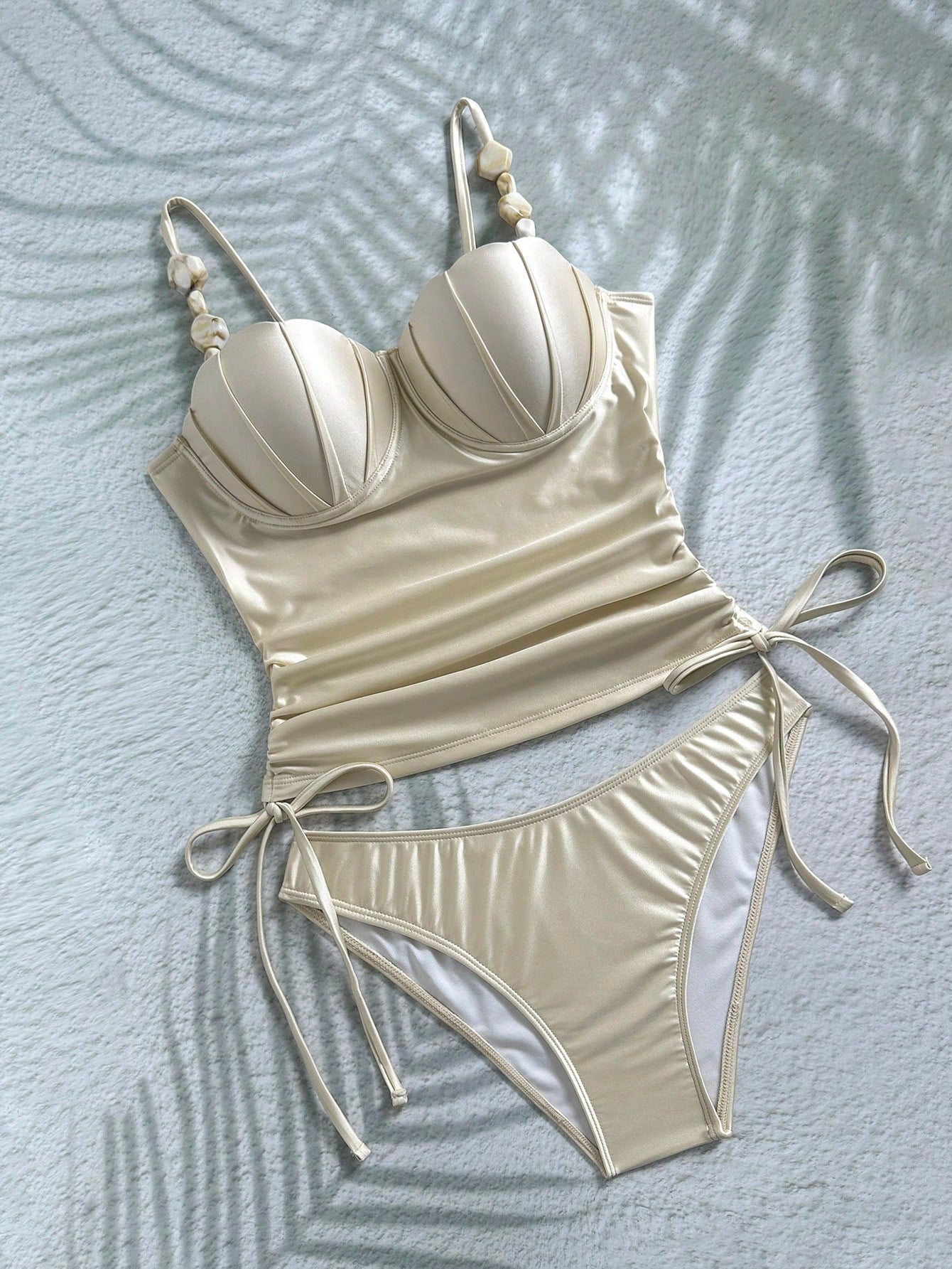 Tankini Drapeado Pérola Vintage