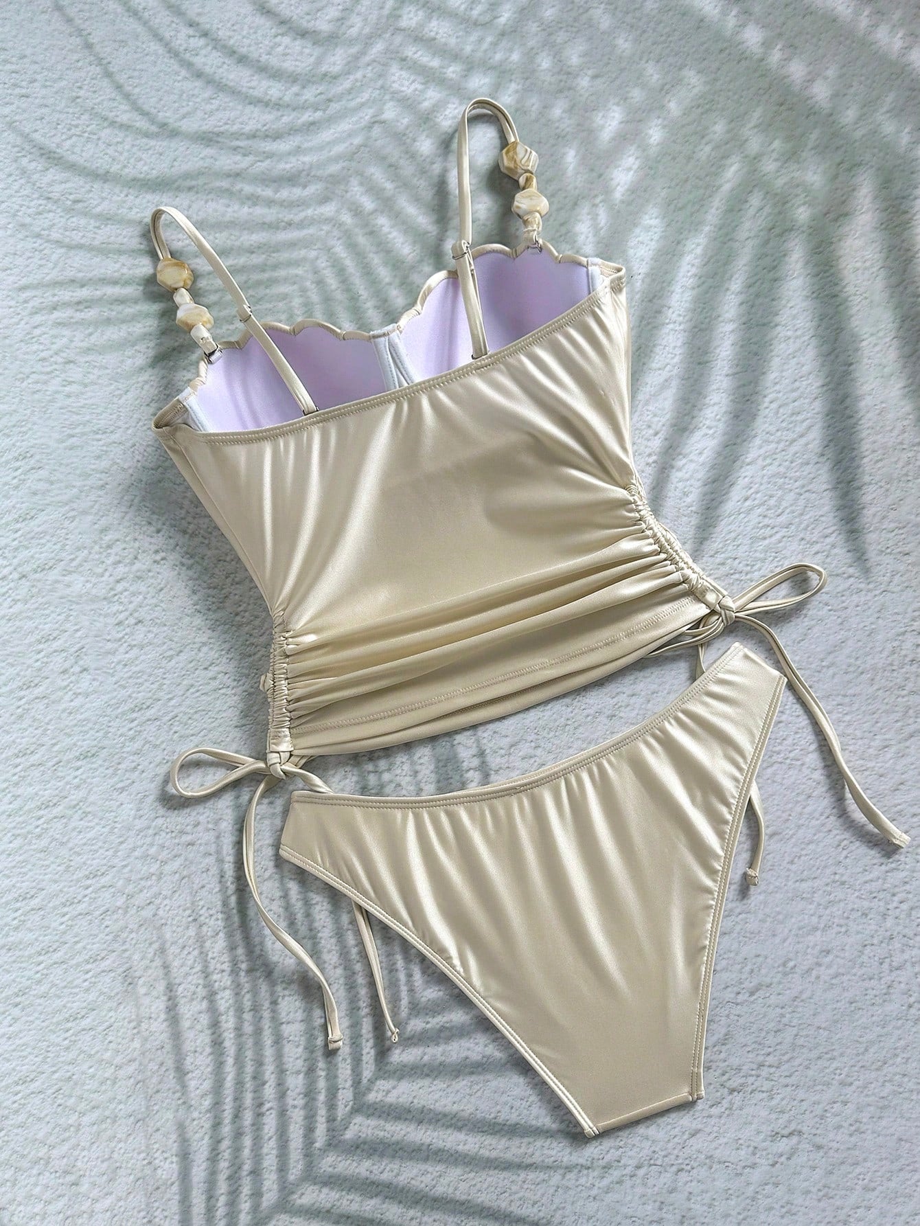 Tankini Drapeado Pérola Vintage