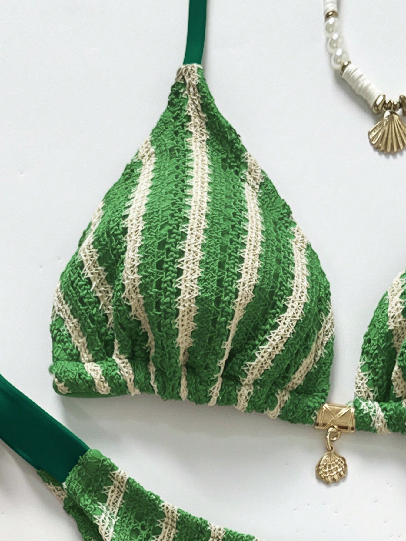 Conjunto Biquíni Tricô 3 Peças Mia