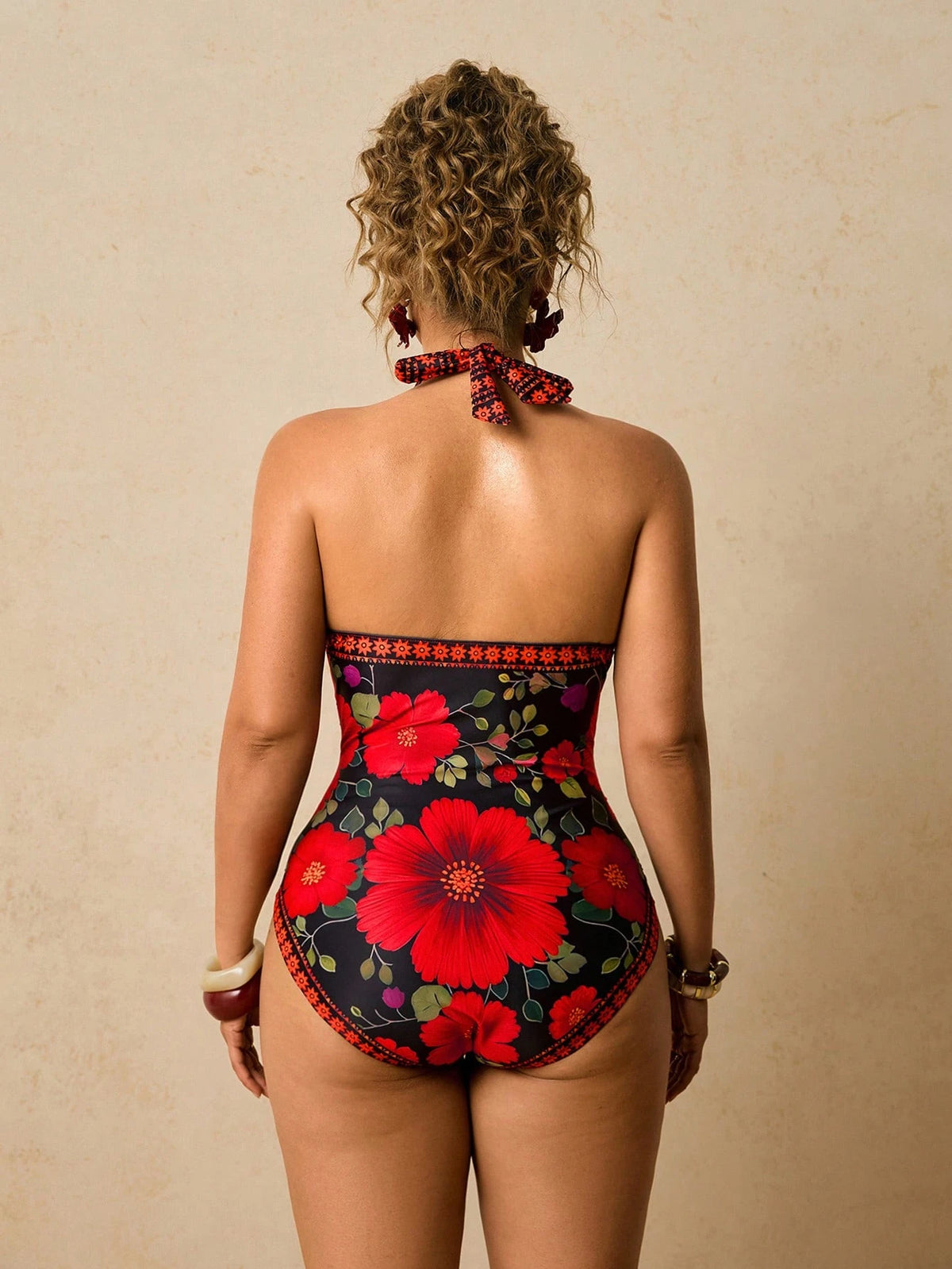 Maiô Plus Size Luxo Tropical Ísis