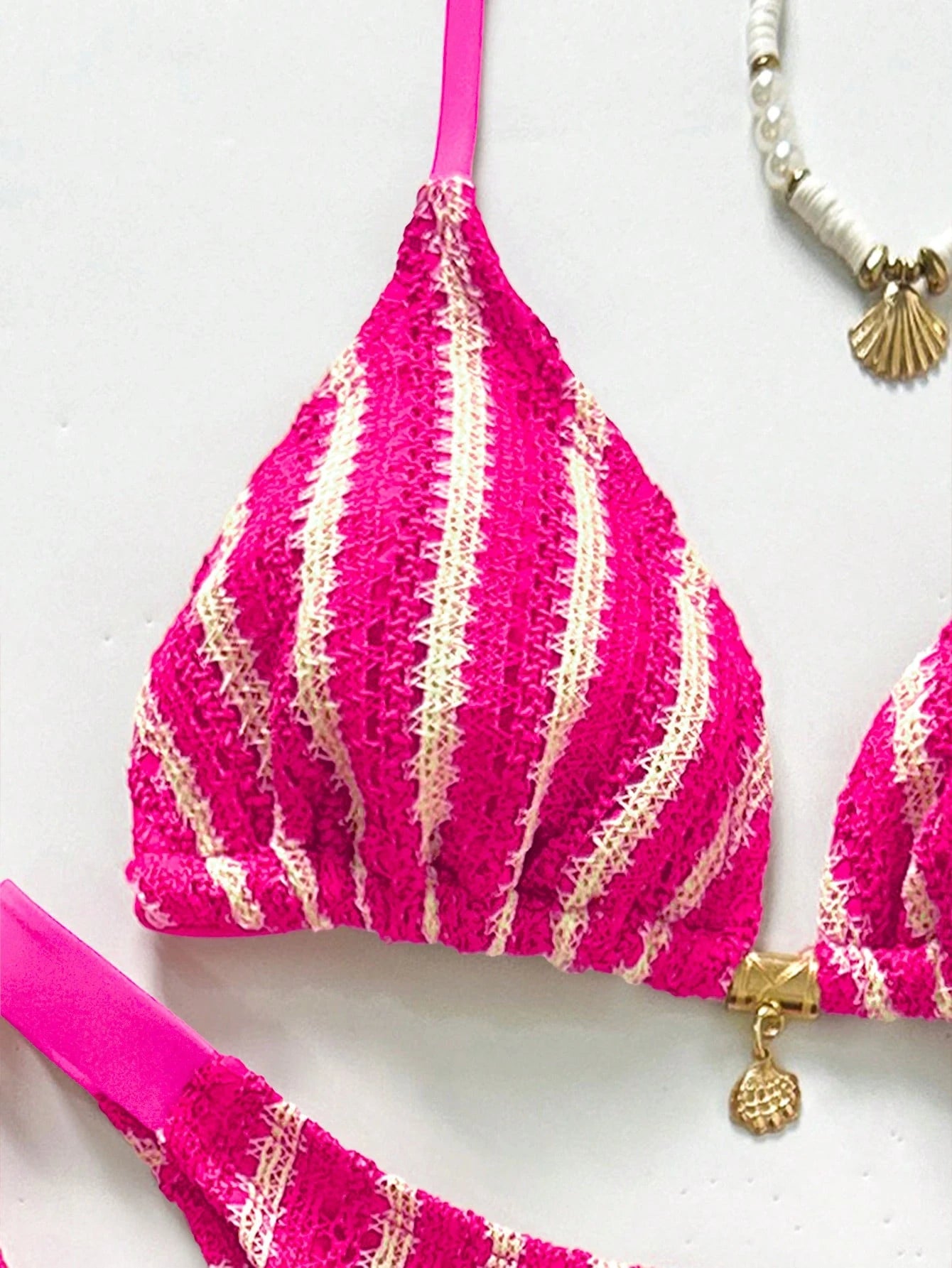 Conjunto Biquíni Tricô 3 Peças Mia