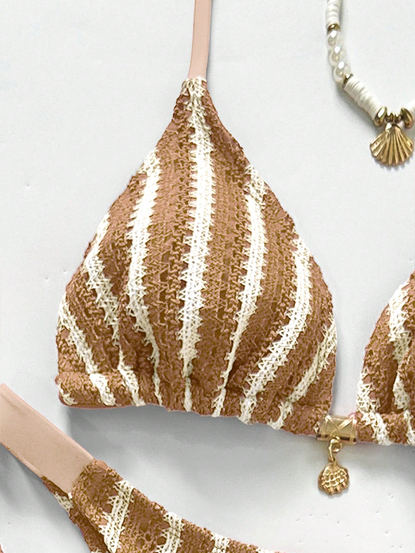 Conjunto Biquíni Tricô 3 Peças Mia