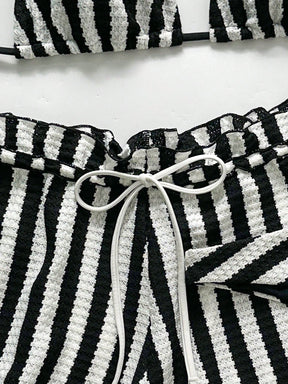 Conjunto Biquíni 3 Peças Tricô Resort