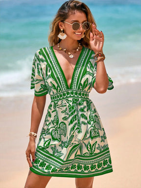 Saída de Praia Vestido Tropical Lívia