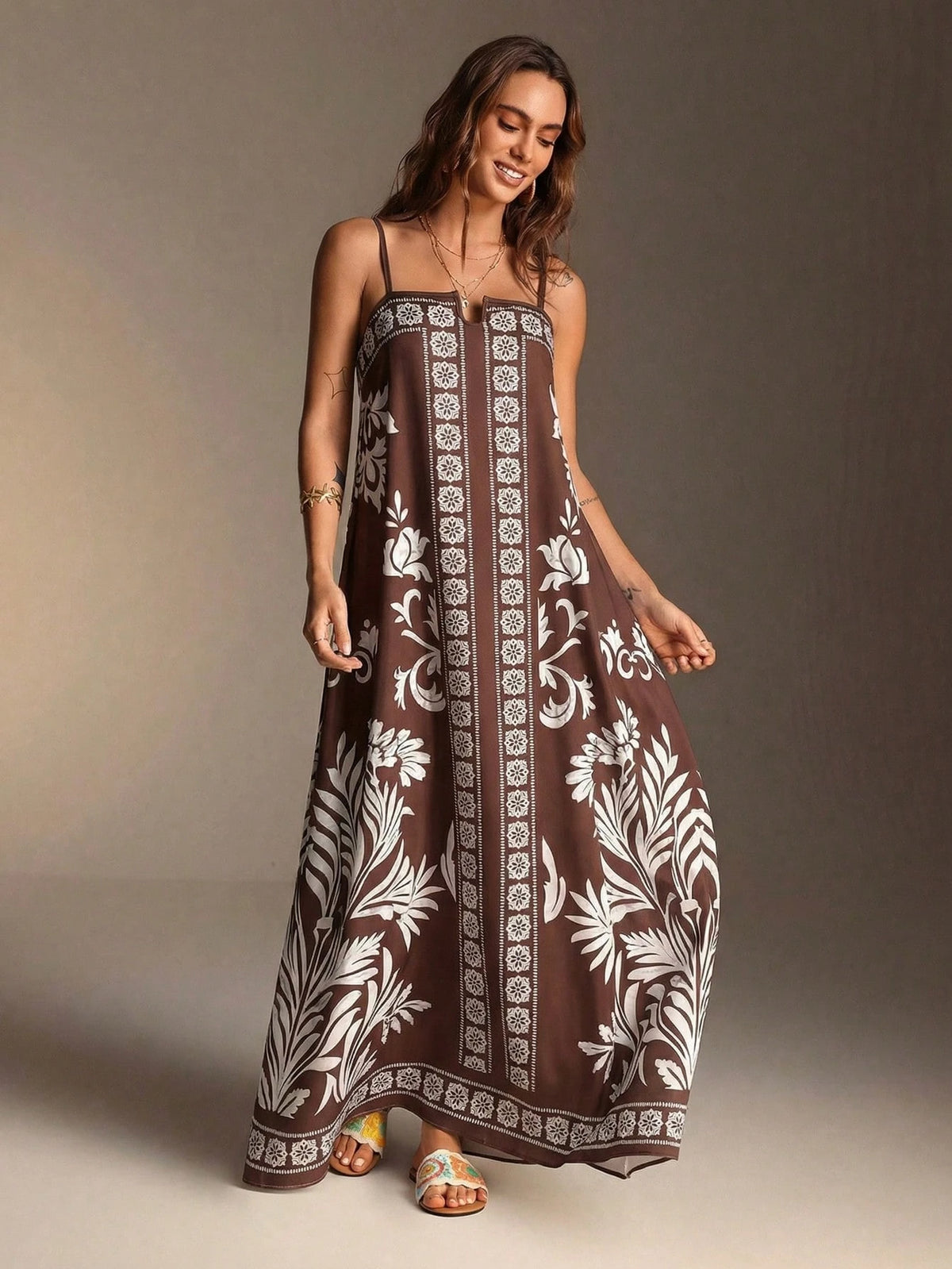 Vestido Longo Tropical Antonella