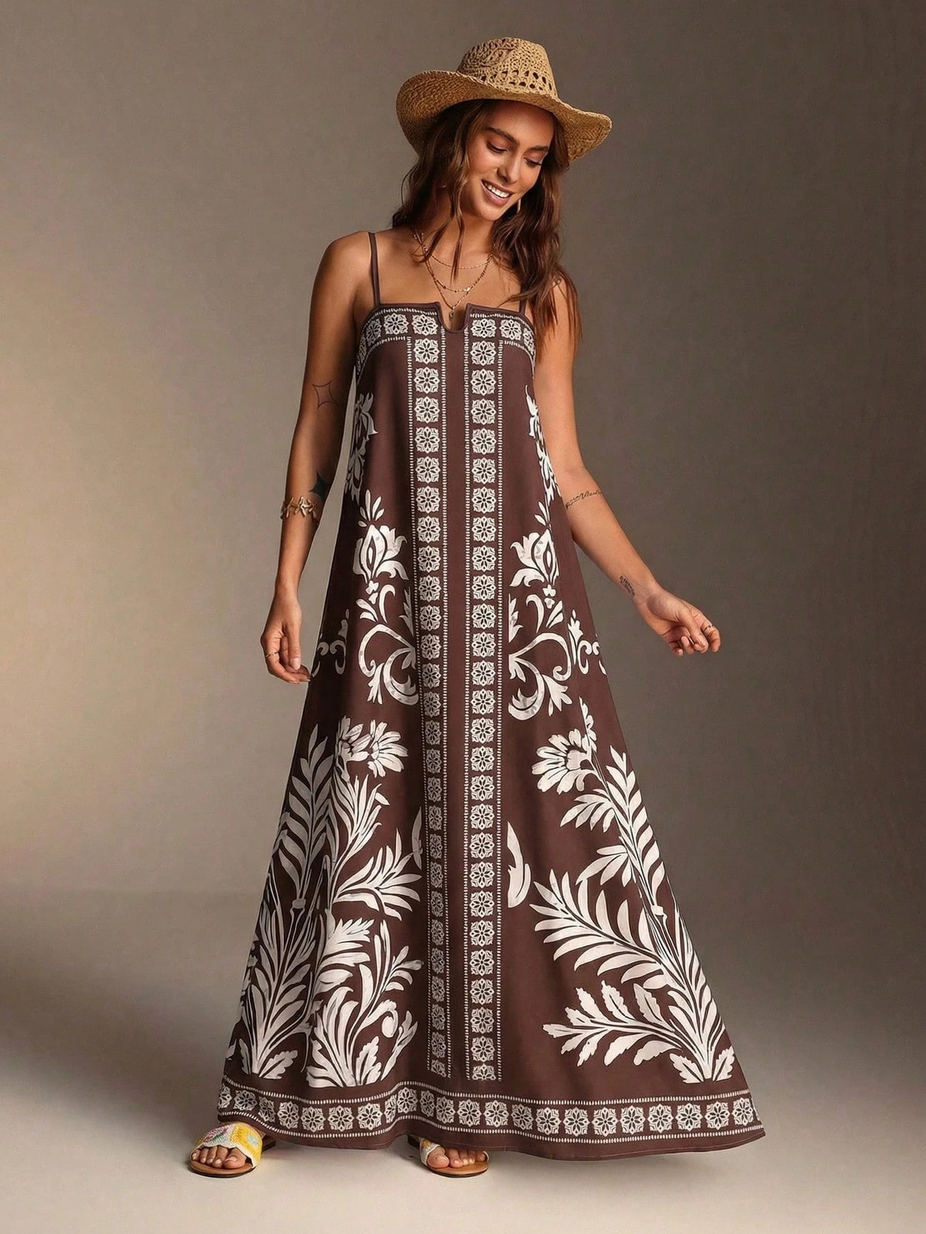 Vestido Longo Tropical Antonella